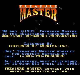 NES Games > Treasure Master :: Emu-Land.net